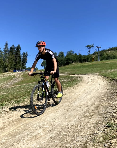 mountain biker